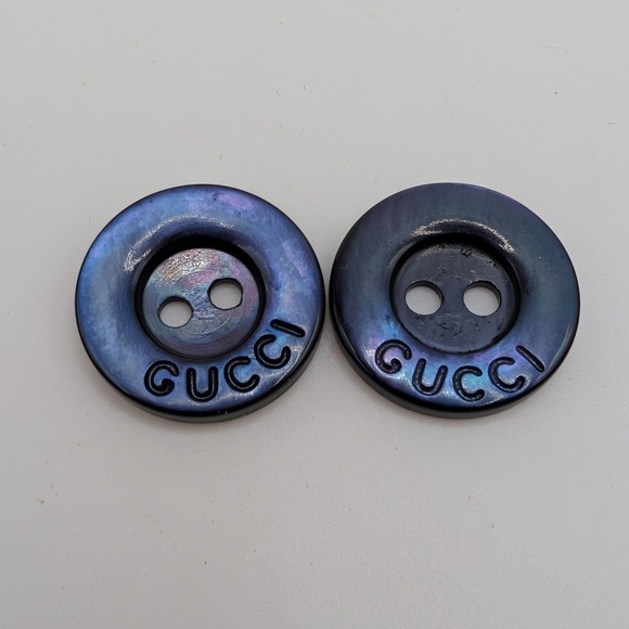 Gucci Other - Gucci Buttons Purple Iridescent Mother of Pearl 13mm 2-Hole Replacement Logo